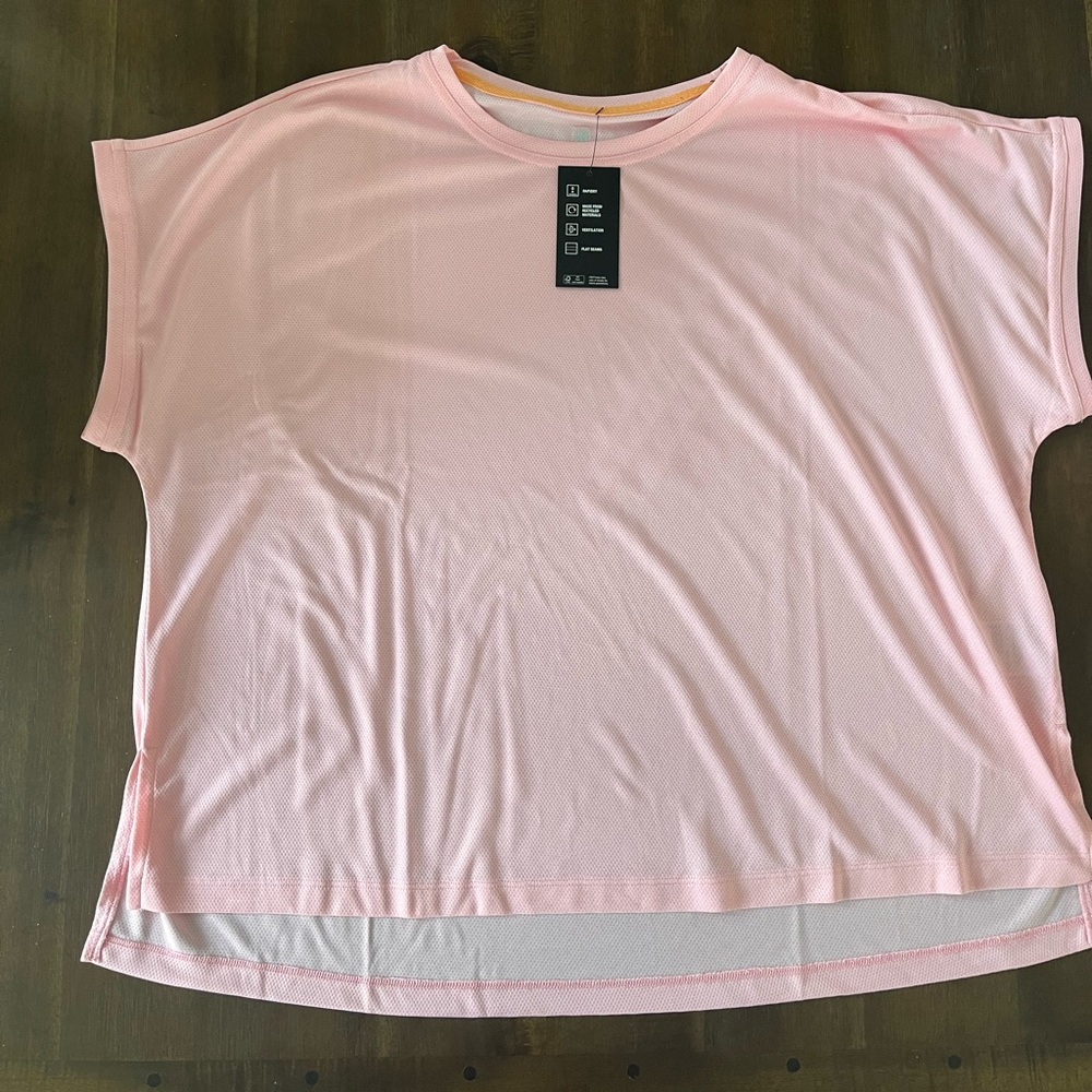 New ideology rapid dry workout top loose fit large